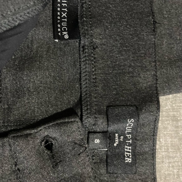 NYDJ Classic dark Gray Pants size 8 - Picture 5 of 7